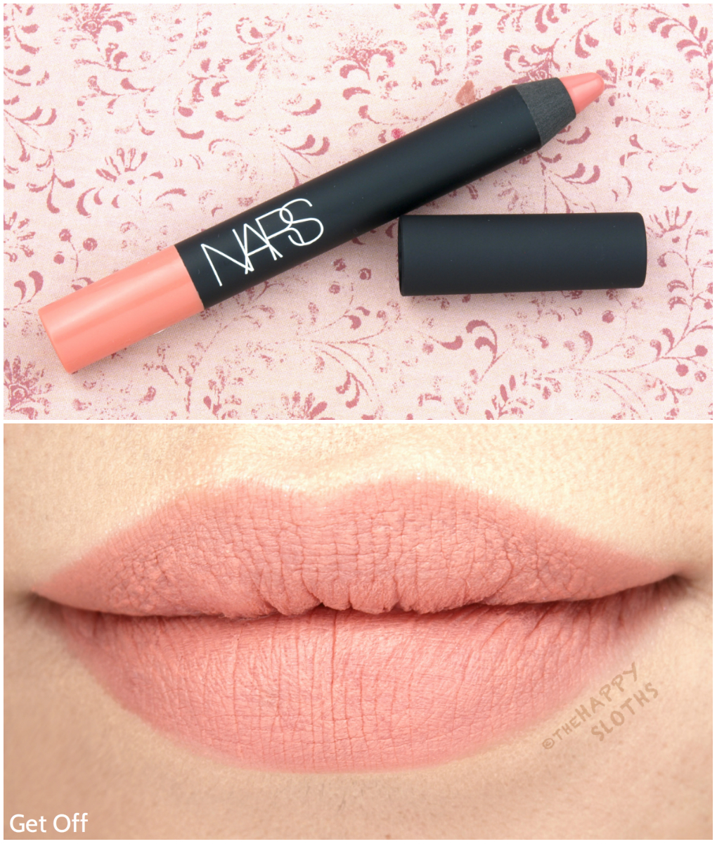 NARS Velvet Matte Lip Pencil in "Get Off": Review and Swatches