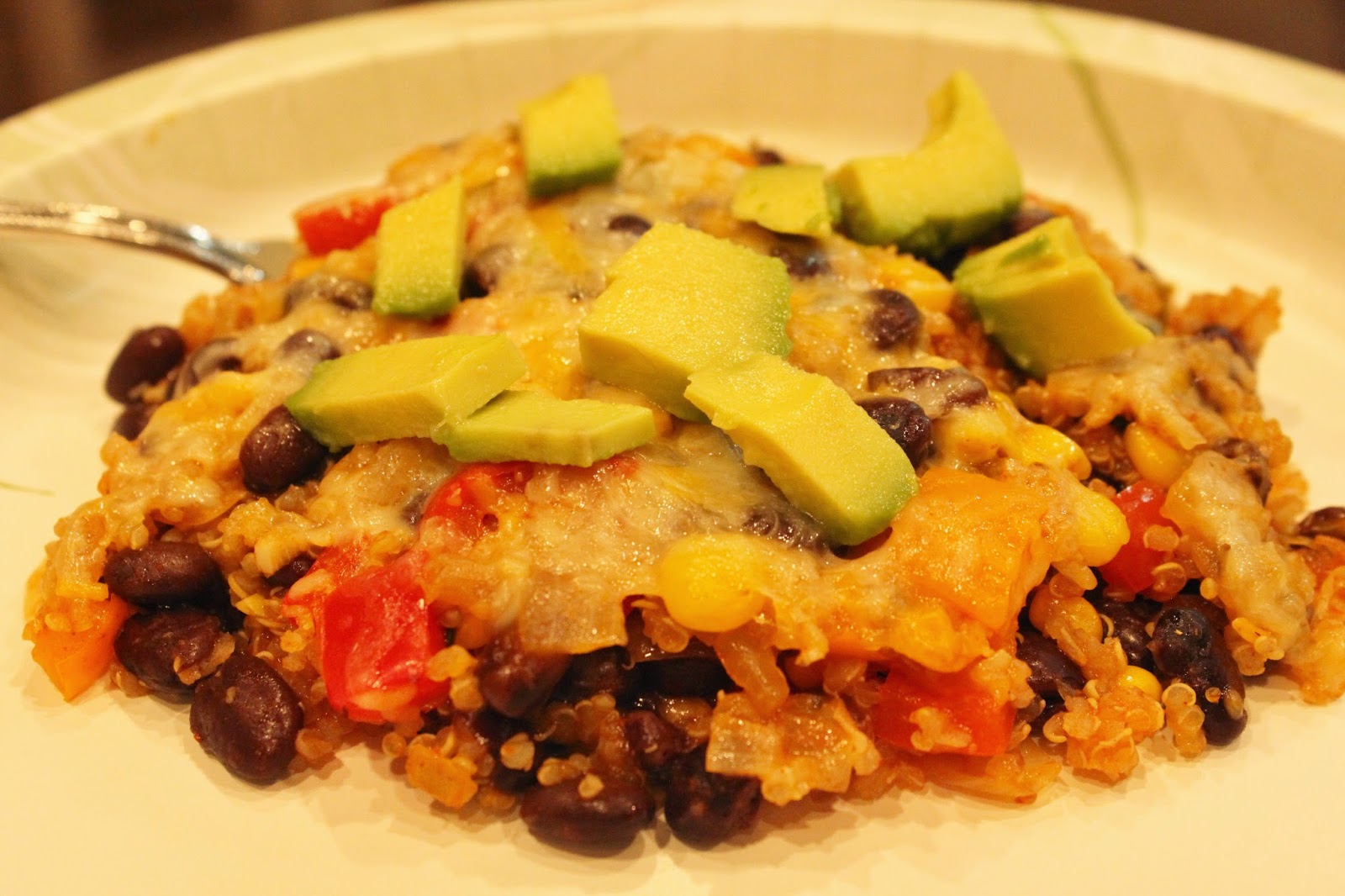 Keeping up with the Kiddos Black Bean and Quinoa Enchilada Bake