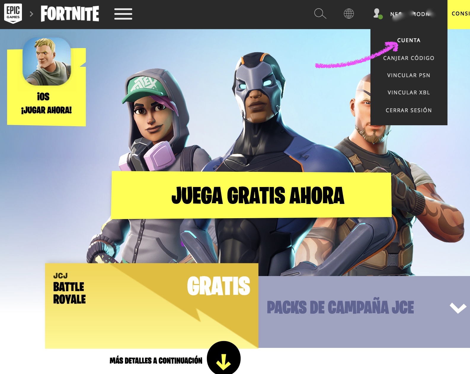 Xbox canjear codigo