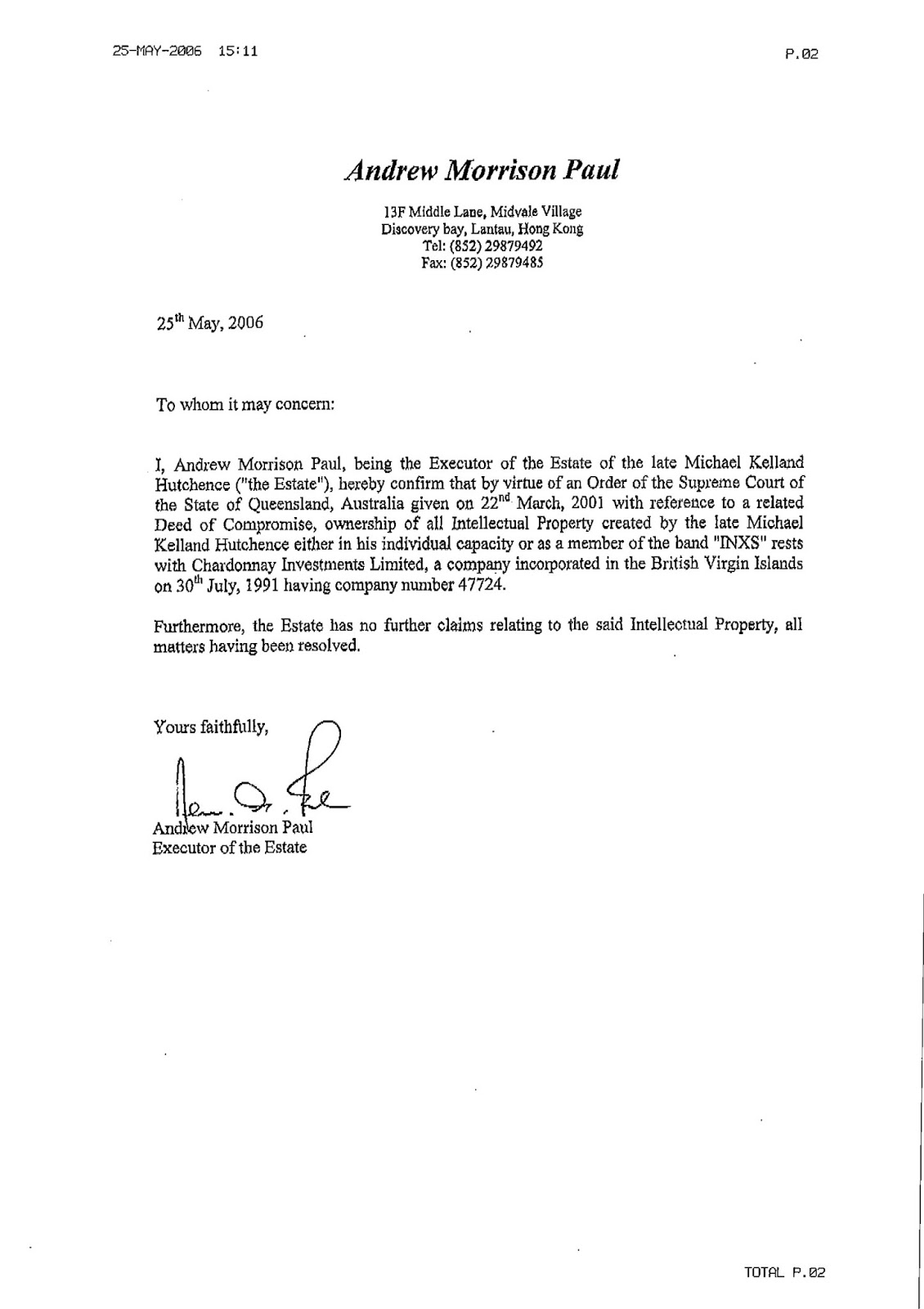 Letter Of Testamentary Sample Letter Of Testamentary Sample
