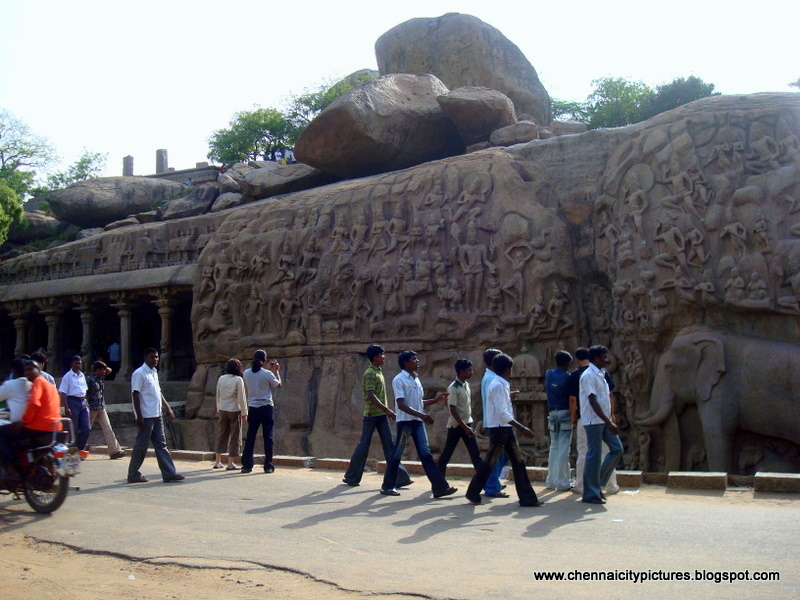 Chennai City Pictures Mahabalipuram Stone Carvings Chennai