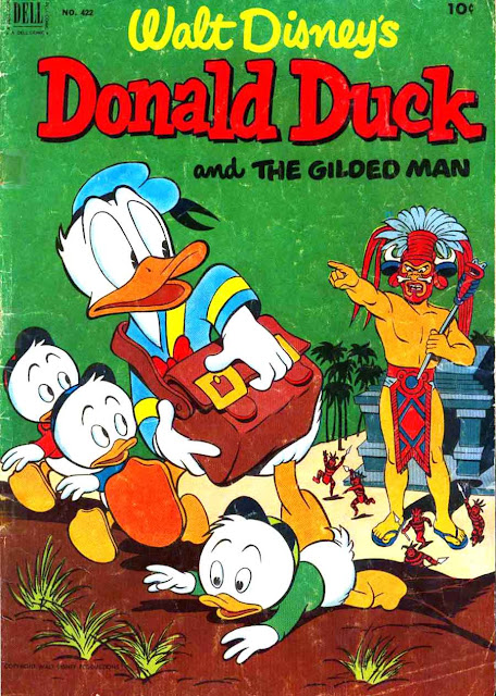 Donald Duck / Four Color Comics v2 #422 - Carl Barks 1940s comic book cover art Donald Duck / Four Color Comics v2 #422 - Carl Barks 1940s comic book cover art