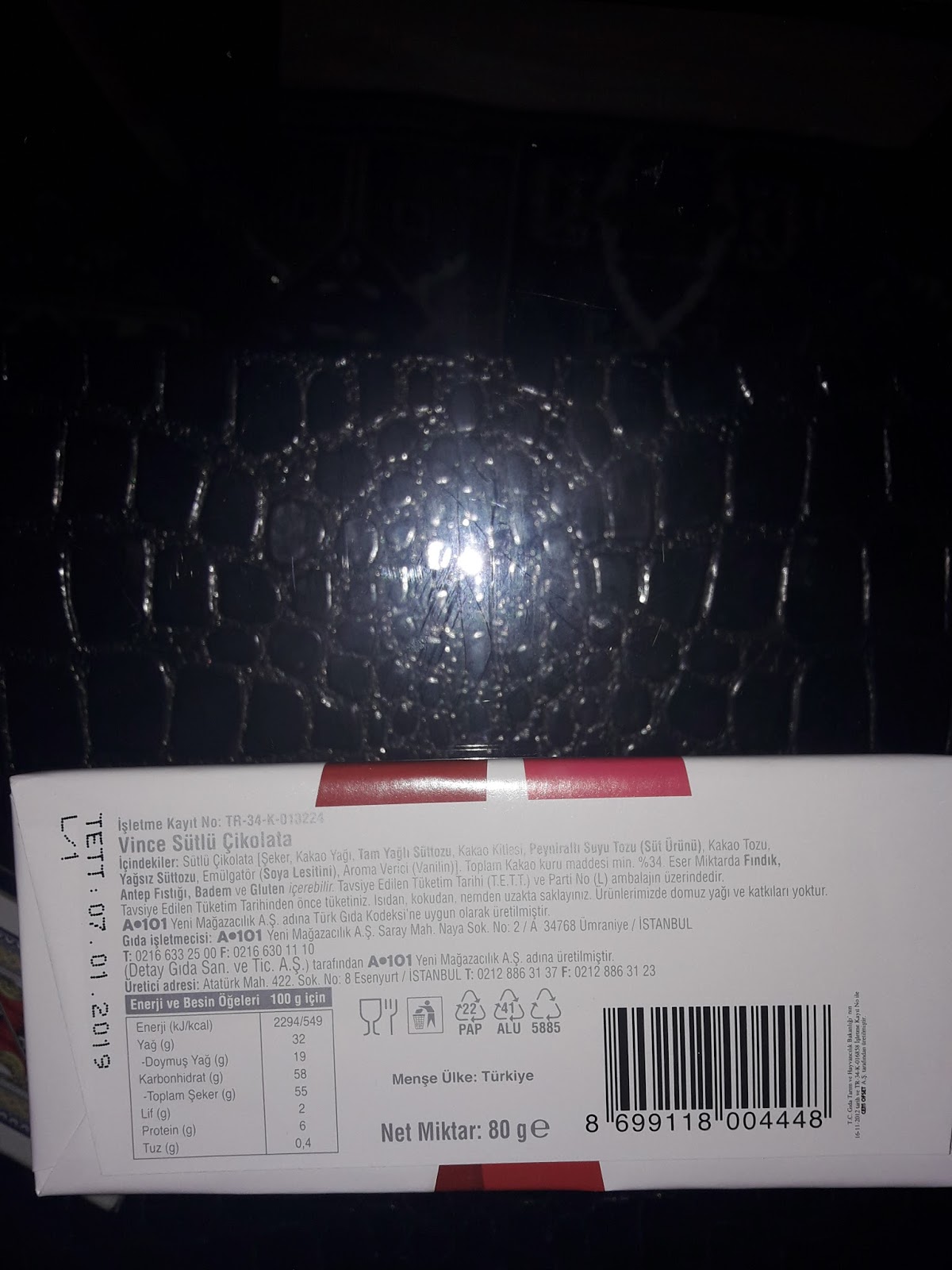 A101 Vince Çikolatalar Yorum