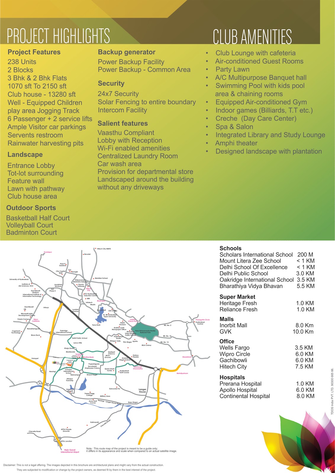 Luxury Gated Community at Alkapur Township , Puppalaguda ,Manikonda.