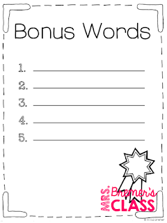 Mrs. Bremer's Class: FREE Spelling Test Templates