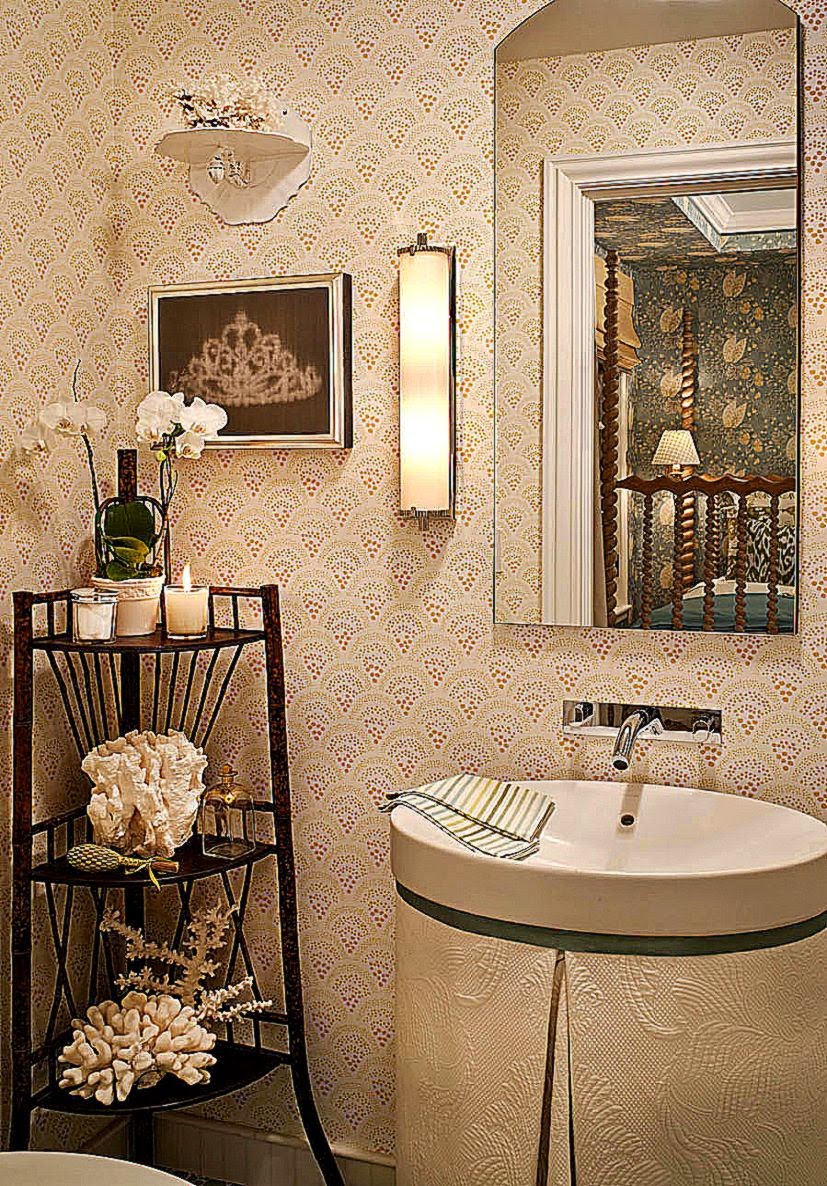 Bathroom Wallpaper : 48+ Fish Design Bathroom Wallpaper on ... - Bathroom ExtraorDinary Wallpaper Design Bathroom IDeas Interior