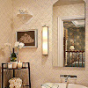 Wallpaper Bathroom Ideas / 276 best images about Wallpapered Bathroom on Pinterest / See more ideas about bathroom wallpaper, design, wallpaper.