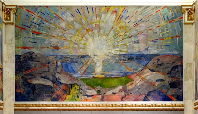 cuadro el sol de edvard munch