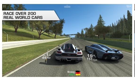 5 Game Balap Mobil Terbaik Untuk Android Dengan Grafis Tinggi #2 Real Racing 3