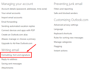 Cara Membuat Signature Pada Gmail Yahoo dan Outlook