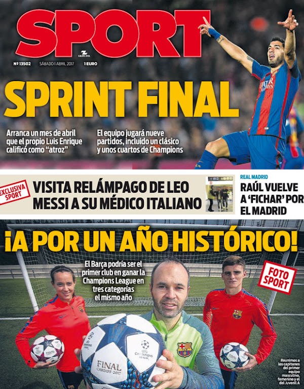 FC Barcelona, Sport: "Sprint final"
