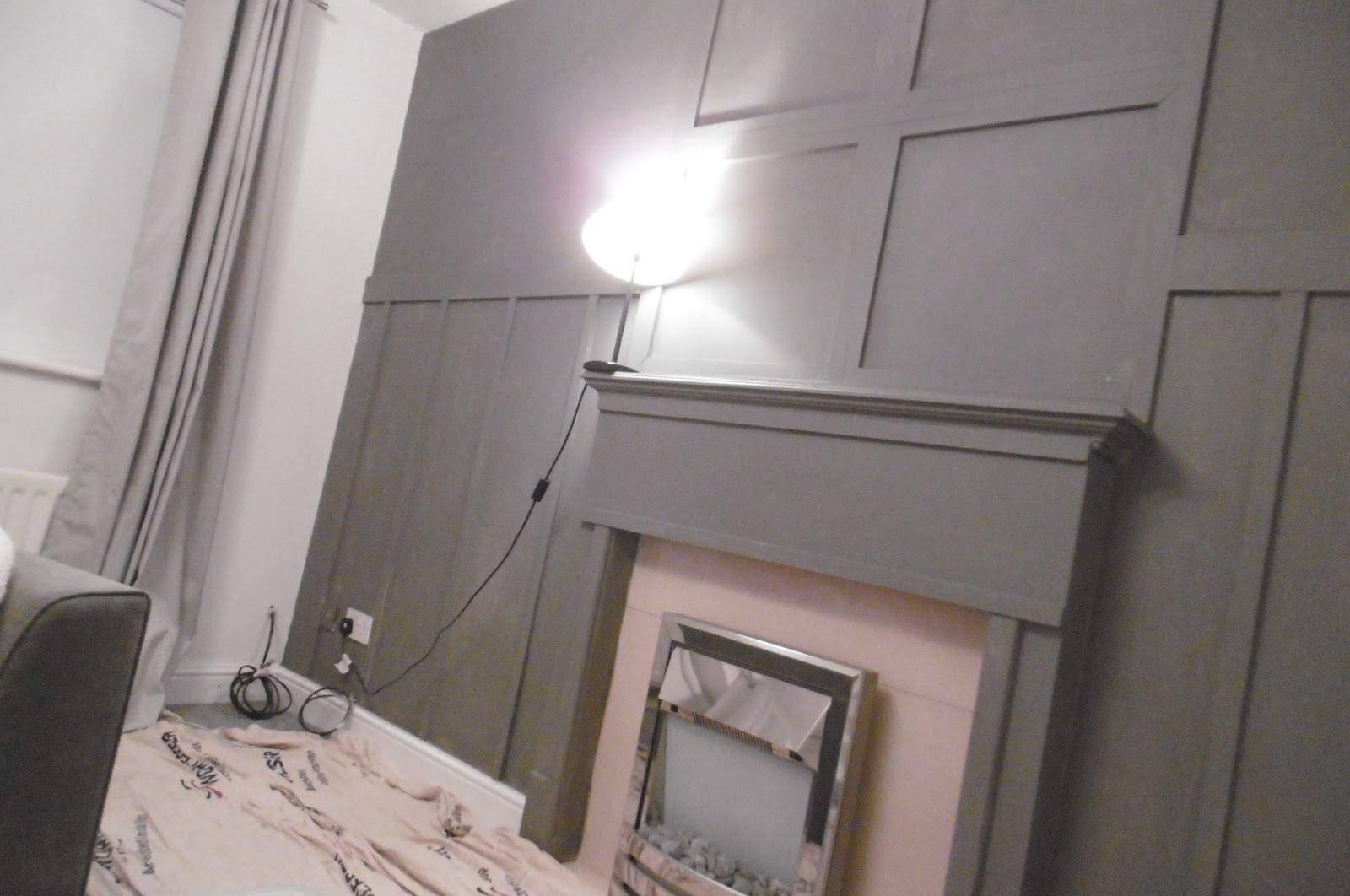 Susan Pinner Dulux in Urban Obsession, first coat on...