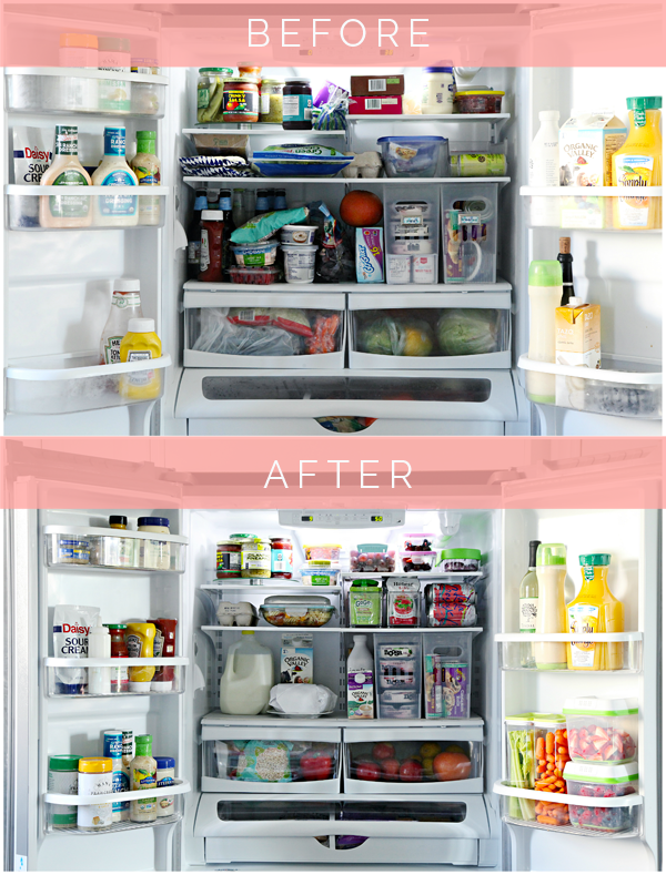 IHeart Organizing: Organized Counter Depth Fridge & Freezer Drawer with  Tips and Favorite Products