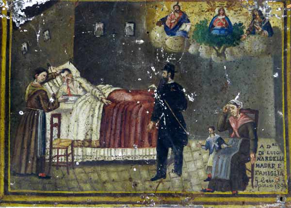 ex voto tavolette votive convento san matteo gargano