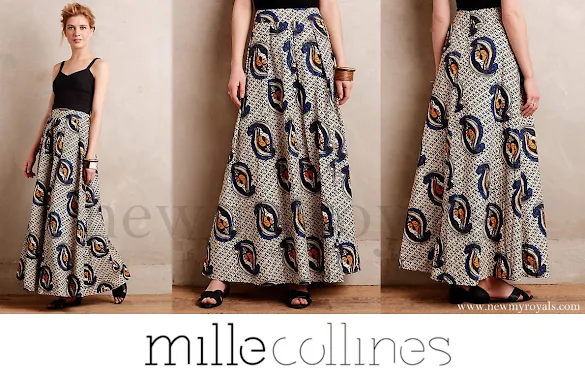 Queen Maxima wears Mille Collines Maaike Maxi Skirt