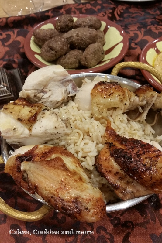 Poulet an Zitrone und Honig mit libanesischem Reis Poulet an Zitrone und Honig mit libanesischem Reis