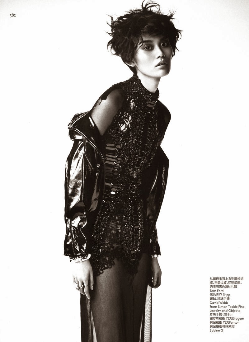 ASIAN MODELS BLOG: EDITORIAL: Ming Xi for Vogue China, April 2014