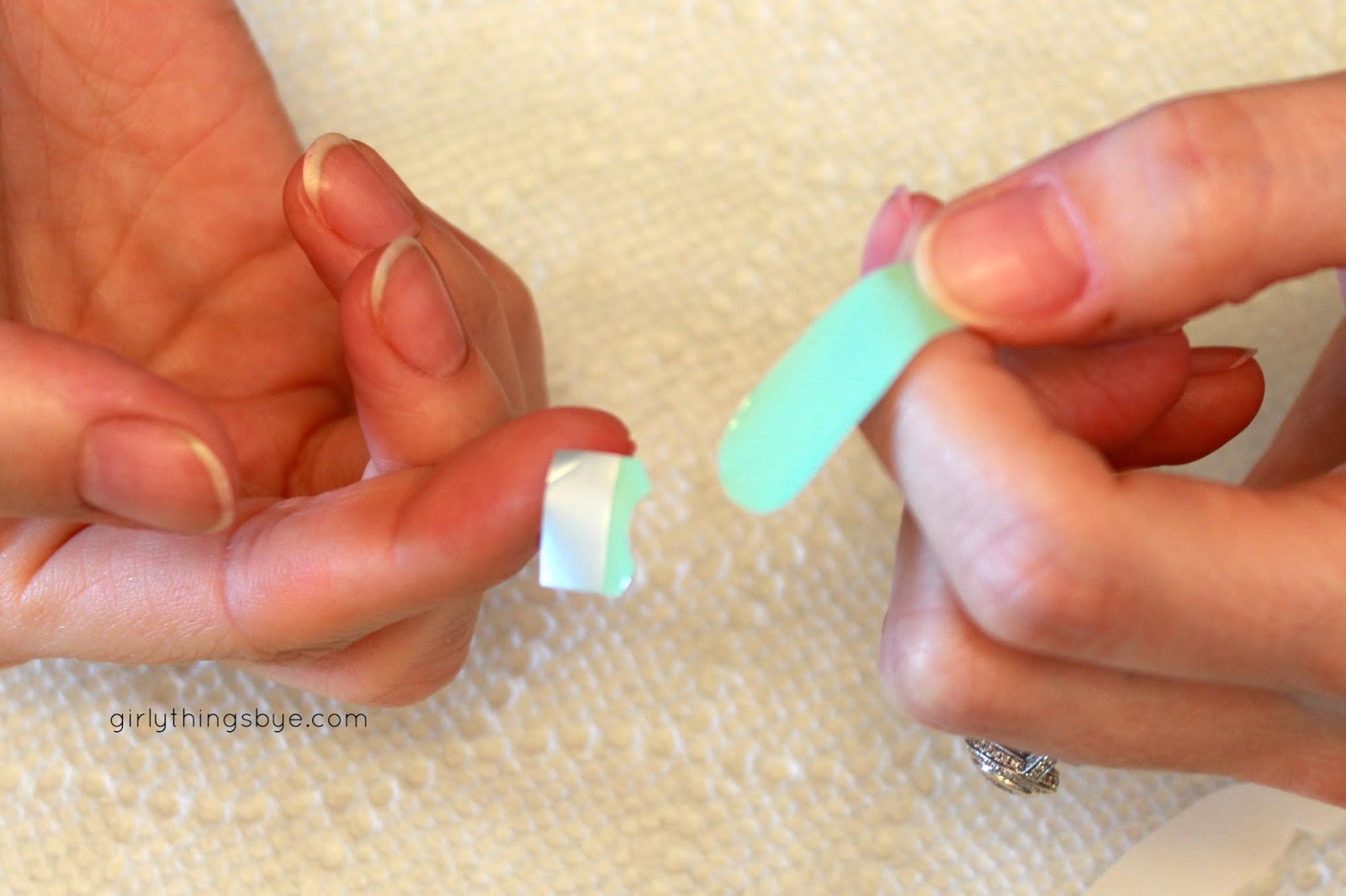 How to apply nail polish strips ft. Incoco strips Girly Things by *e* girlythingsby_e