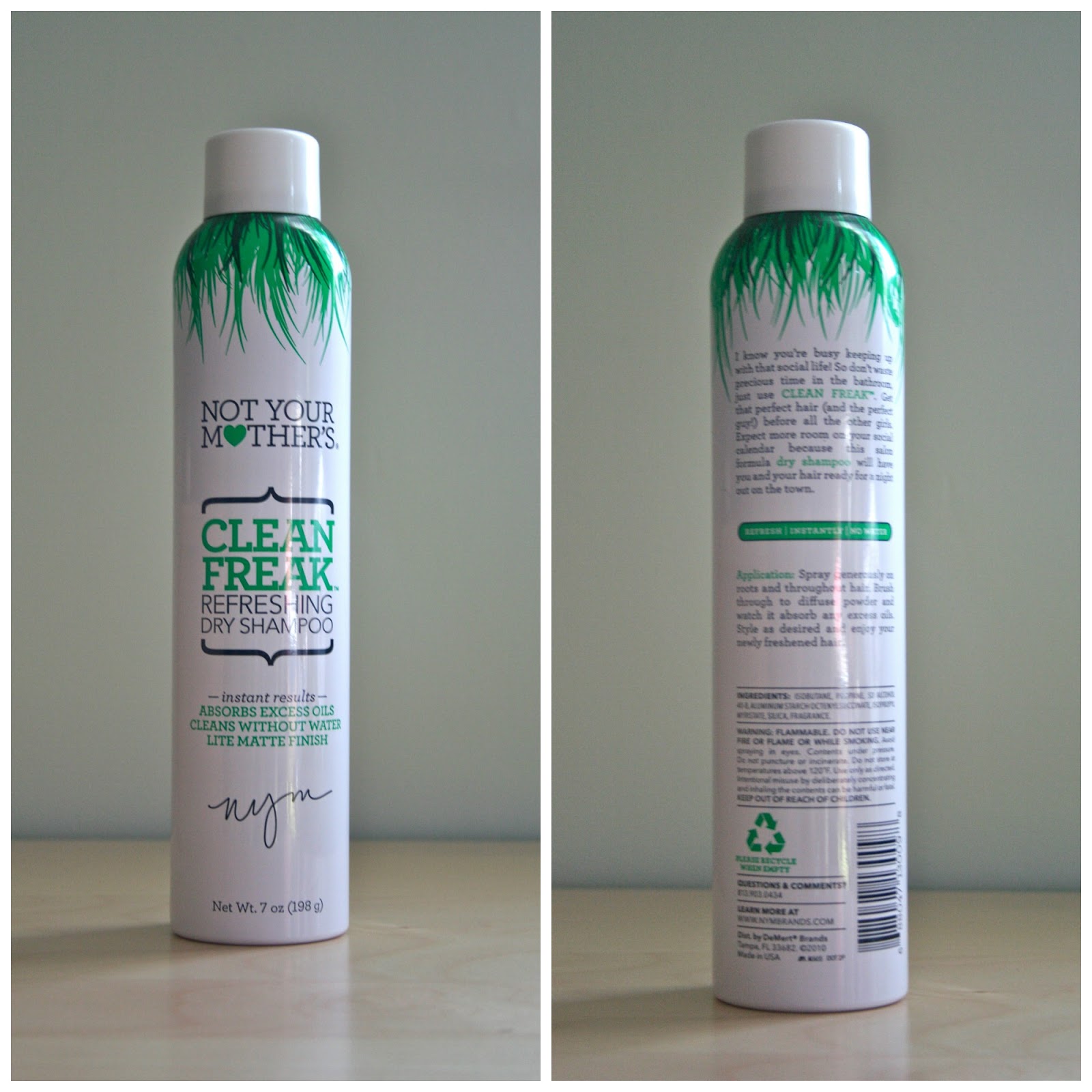 Masha's Mumbles Not Your Mother's // Clean Freak Refreshing Dry Shampoo