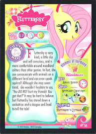 My Little Pony Fluttershy Series 1 Trading Card