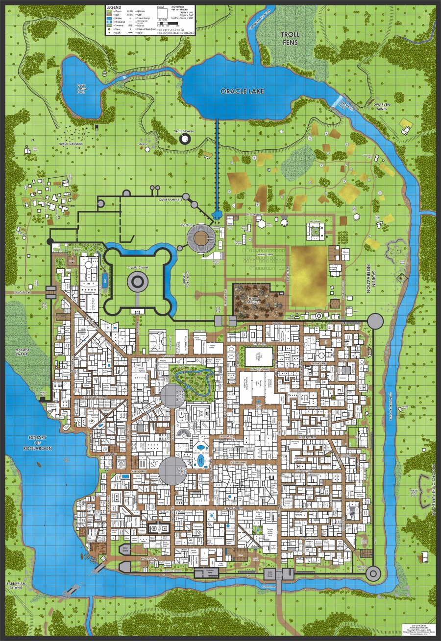 Bat in the Attic City State of the Invincible Overlord, Color Map