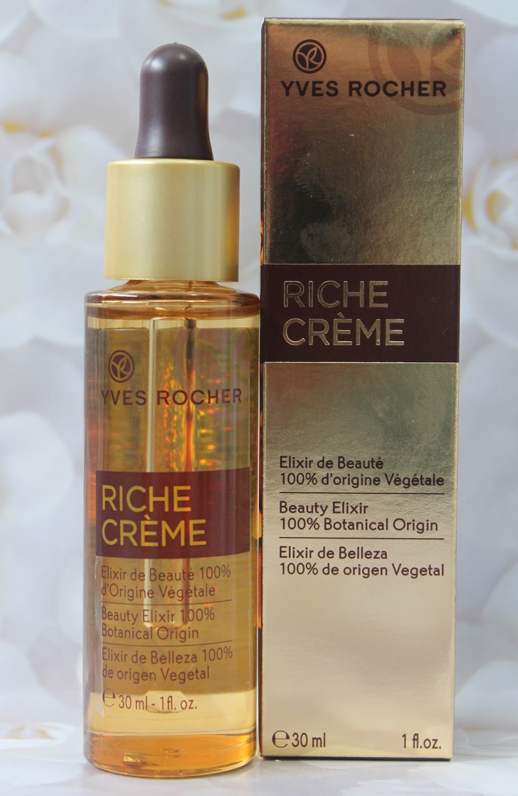 yves rocher riche creme serum elixir de beaute