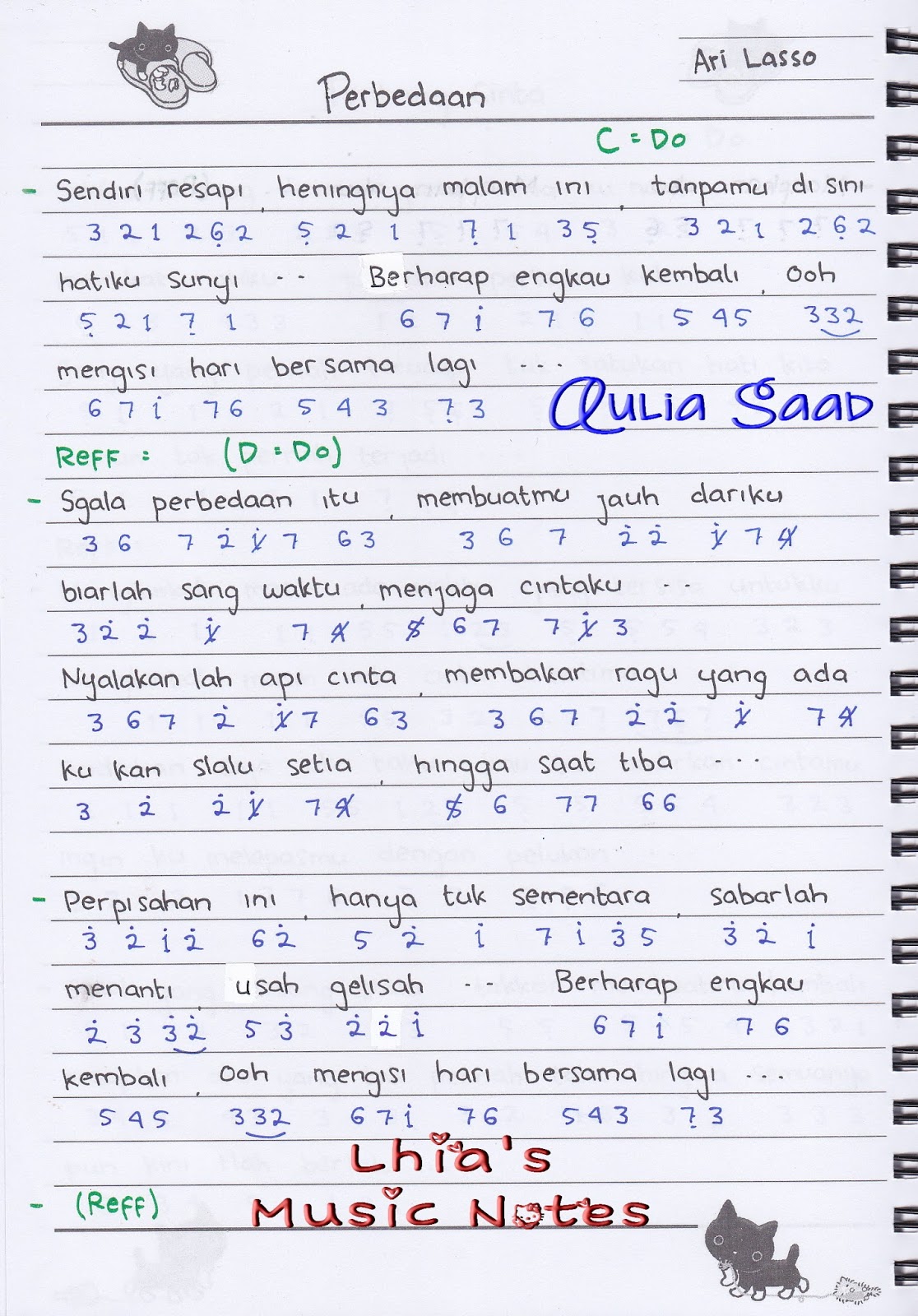 Not Angka Ari Lasso Perbedaan Aulia S World