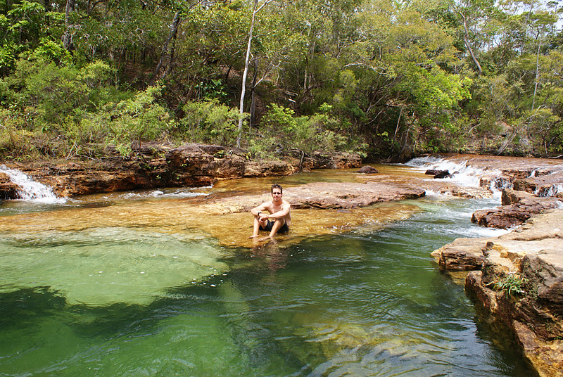 Nele & Andrew Around Oz Eliot Falls Campsite, Jardine River National