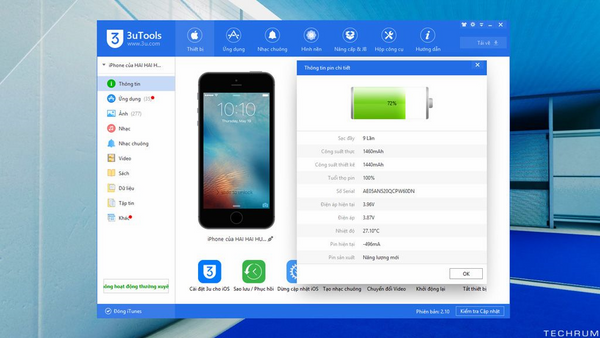 Cách bật Tiếng Việt trên 3uTools Cách bật Tiếng Việt trên 3uTools