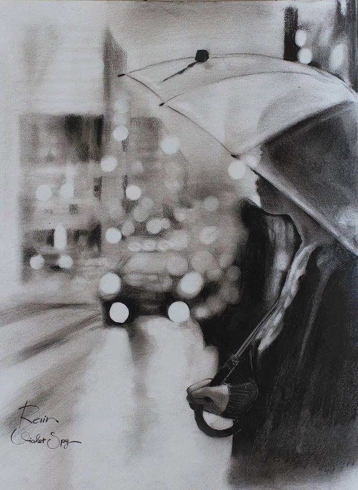 How to draw rainy day sketches? r/learnart