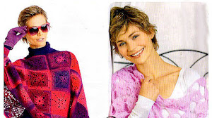 Chal y Poncho Crochet con estilo / paso a paso