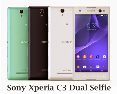 Sony Xperia C3 Dual Selfie: 5.5 inch Triluminos,QuadCore Android KitKat Phone Specs