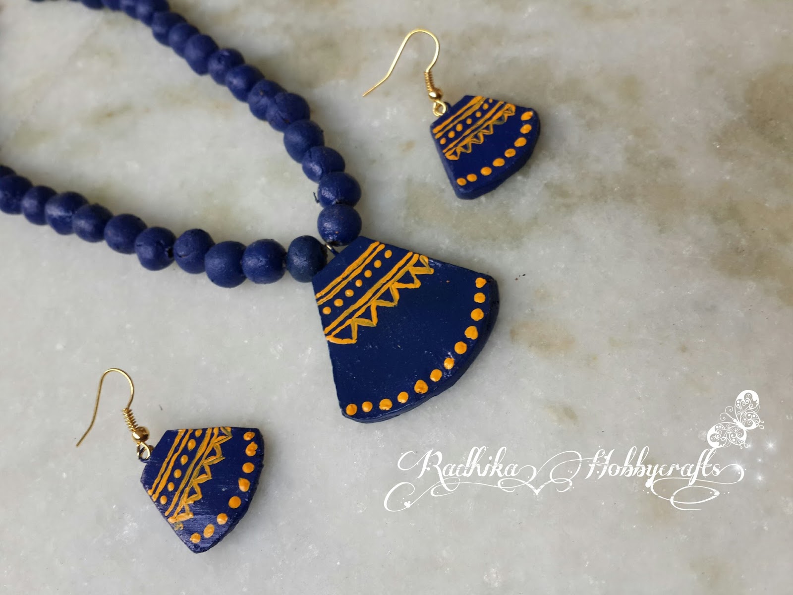 Hobby Crafts :): Terracotta Jewellery sets and Earrings Hobby Crafts :): Terracotta Jewellery sets and Earrings