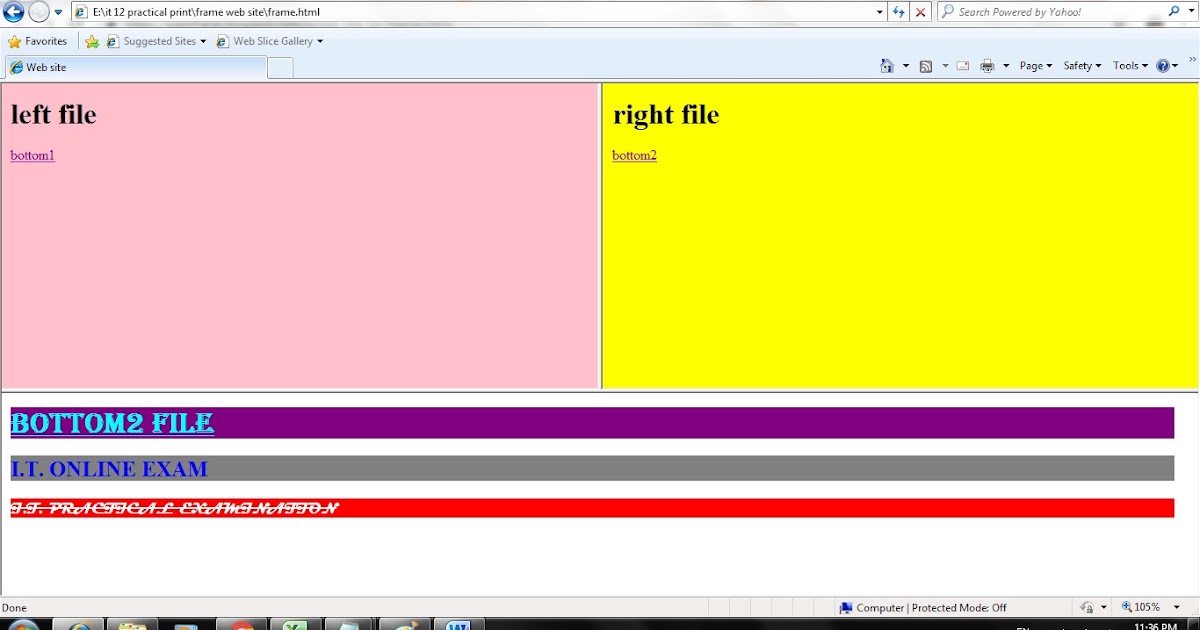 emantra WEB SITE WITH FRAMES AND CSS