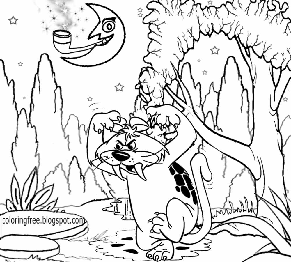 Cool Tiger Coloring Pages Free Coloring Pages Printable Pictures To Color Kids