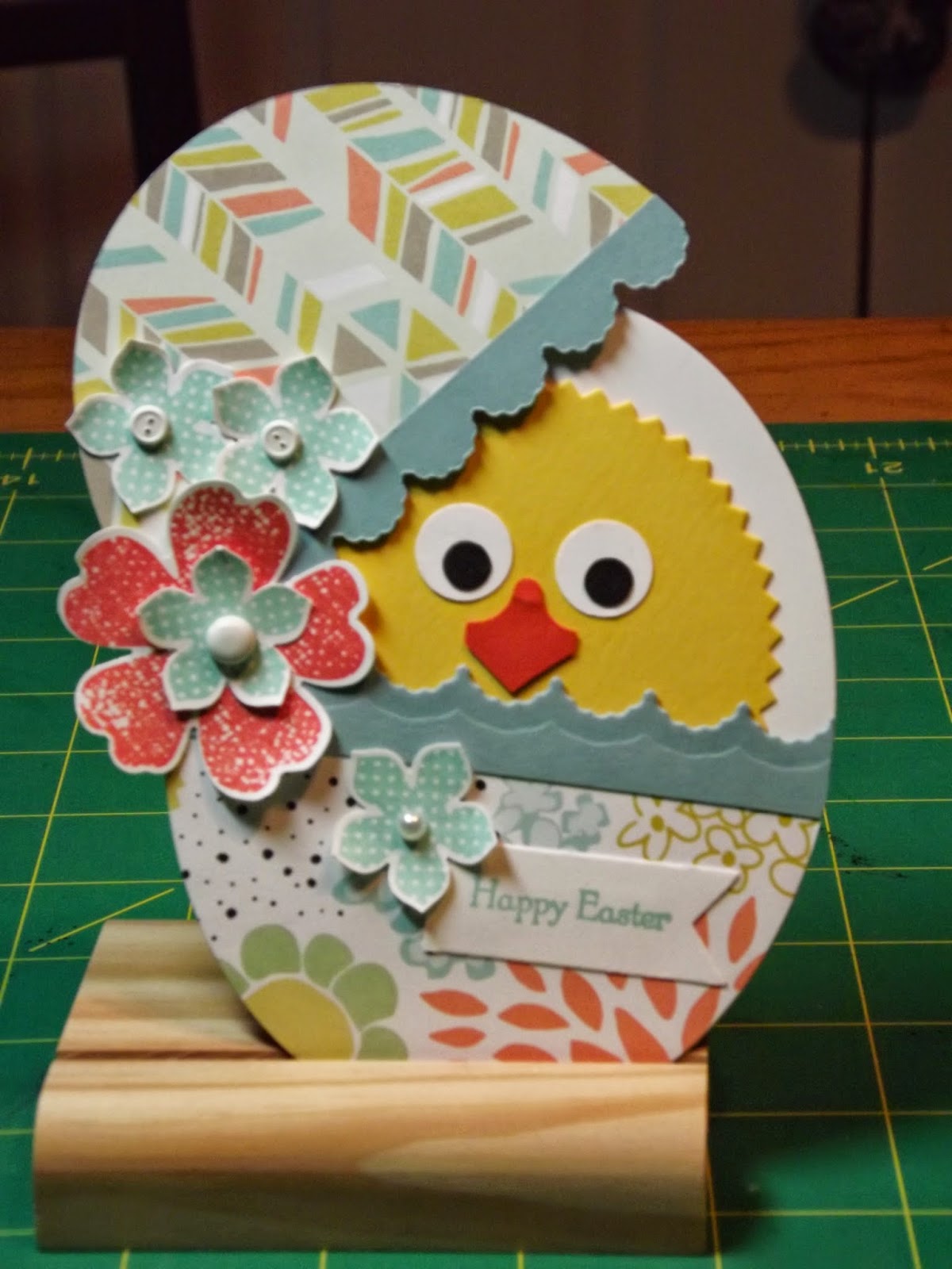 Nanny's Pansy Patch Easter Egg Card