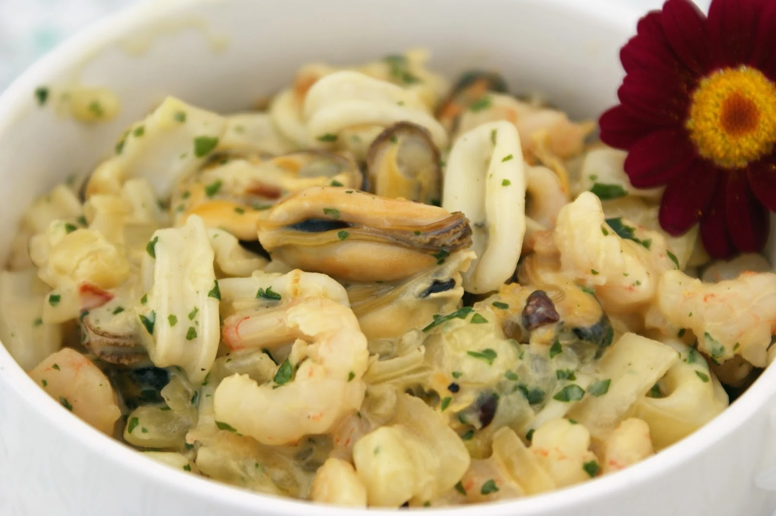 Afternoon Tea: Cassolette de fruits de mer