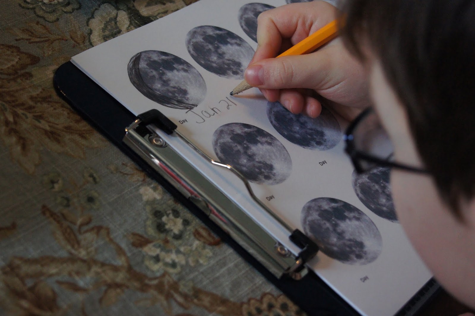 "Making Montessori Ours": Moon Phases For Kids, Montessori Science At Home