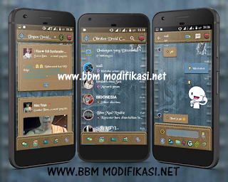 BBM Mod Droid Chat BLUE JEANS Theme v3.1.0.13 apk Update + BBM2 BBM Blue Jeans Theme