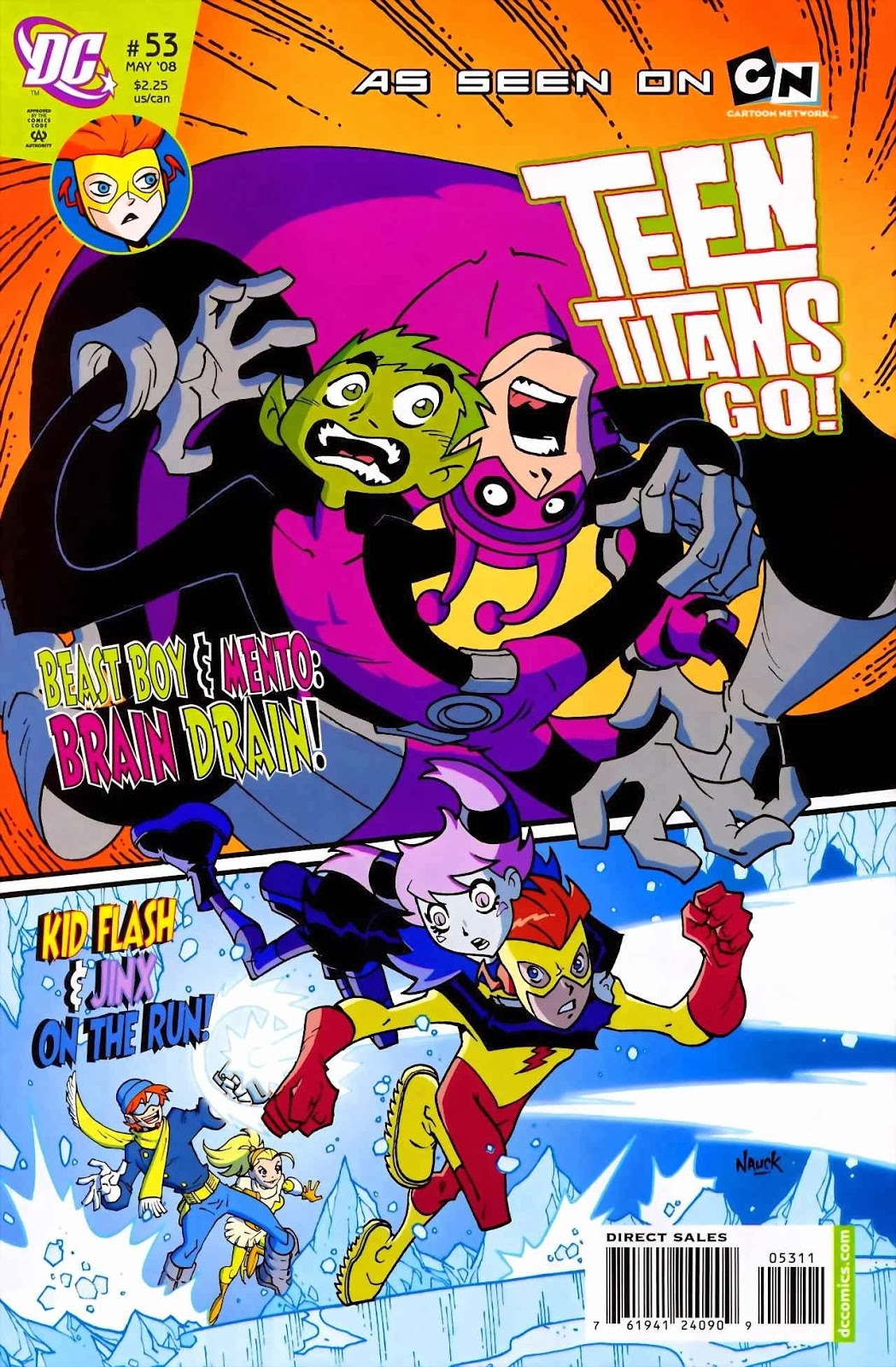 Teen Titans Go Comic Book Series Teen Titans Go Issue 53 Wacky Wednesday Hot And Cold