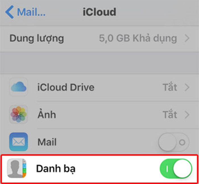 Thực hiện xuất danh bạ ra định dạng file vcf Thực hiện xuất danh bạ ra định dạng file vcf