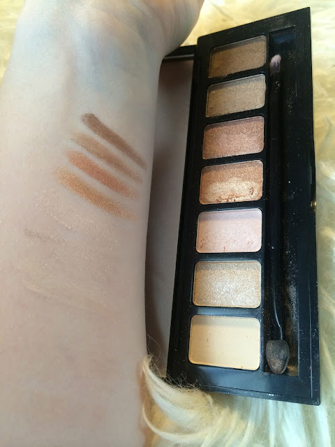 essence bronzing babe eyeshadow palette swatches