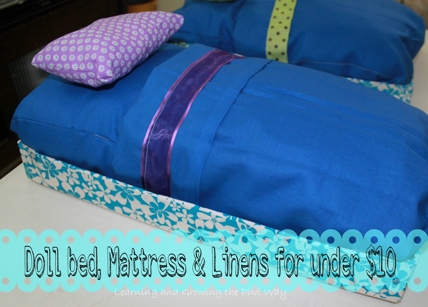 Making a Bed for Dolls and Teddy Bears Piwi Kids