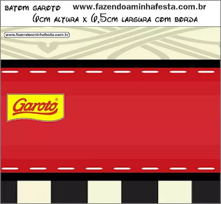 Amarillo, Rojo y Negro: Etiquetas para Candy Bar para Fiesta de Quince Años para Imprimir Gratis.
