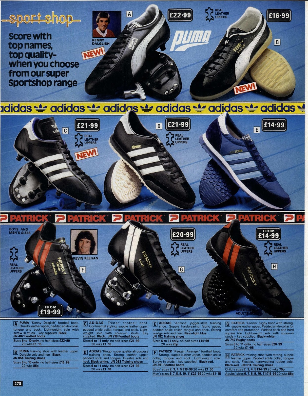 adidas football catalog