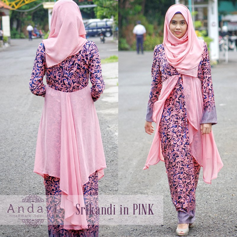 Model Gamis Batik Terbaru 2015