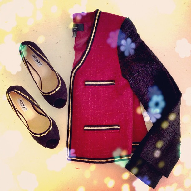 בלוג אופנה Vered'Style ג'קט MANGO נעלי עקב scoop