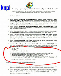 Diduga Mabuk Penerbangan, MRD Sedikit Ngaur Dalam Ber-Statement 2 SK KNPI oke