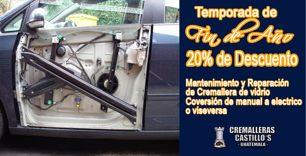 Reparación de vidrios electricos