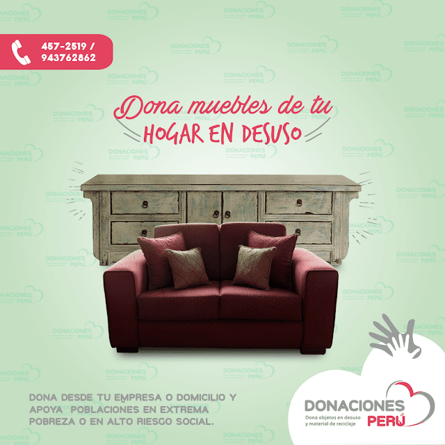 Dona muebles de tu hogar - Dona Perú - Dona escritorios - Dona mesas -  Donaciones Perú